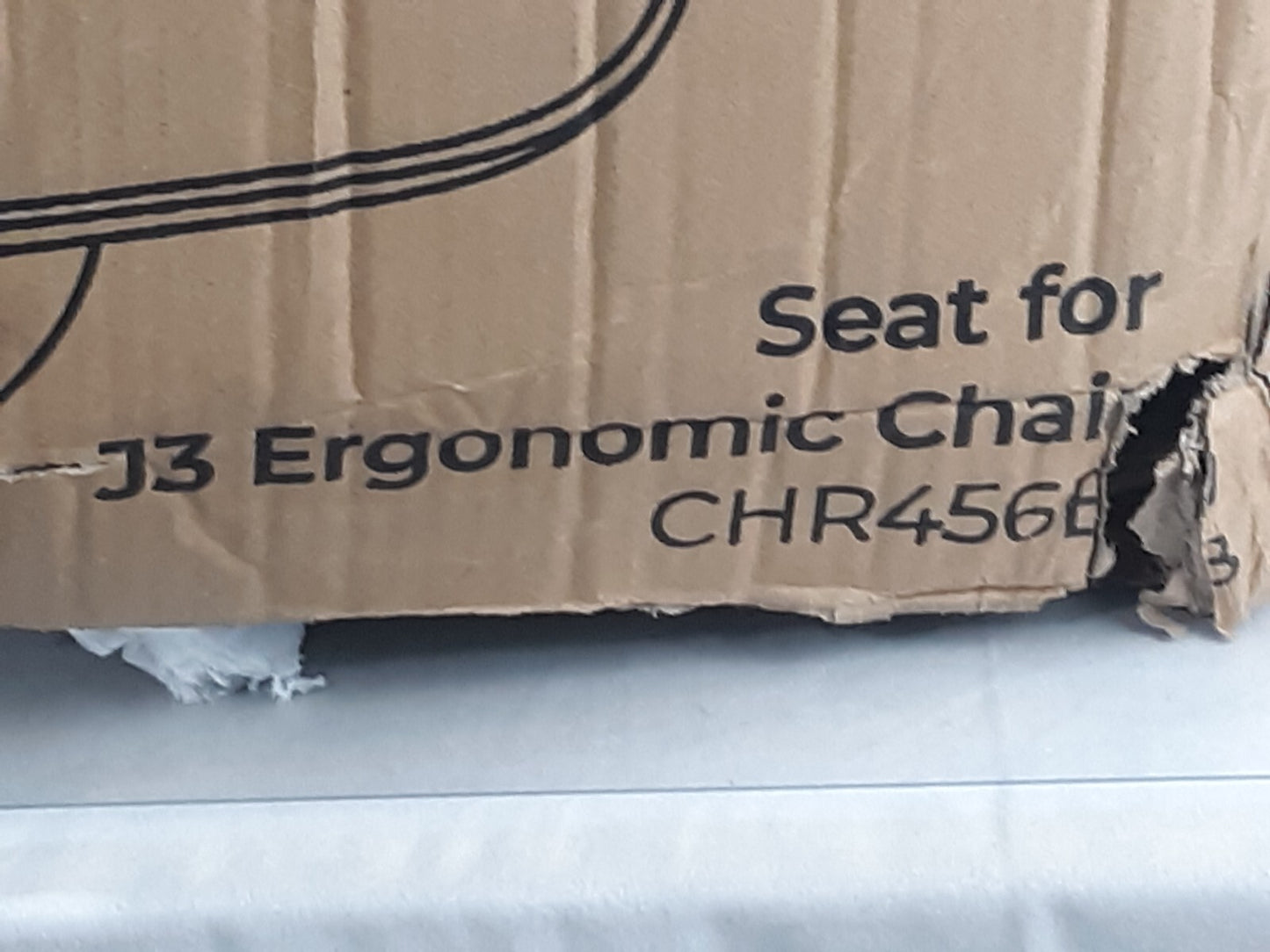Uplift Desk Seat for J3 Ergonomic Chair CHR456B SEAT ONLY