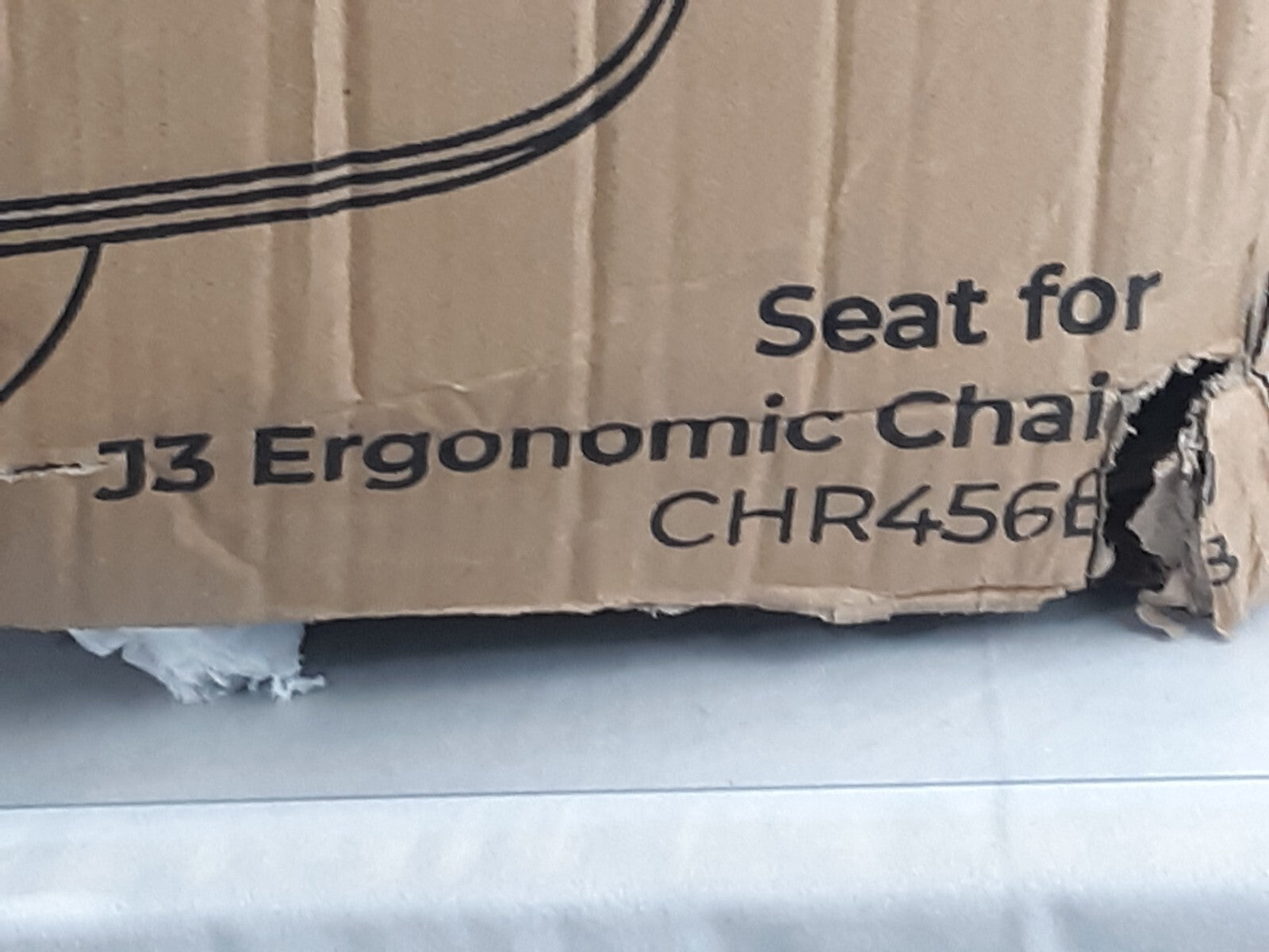 Uplift Desk Seat for J3 Ergonomic Chair CHR456B SEAT ONLY