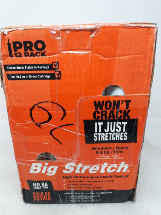 Pack of 12 Sashco - BIG-P-TA-12 Acrylic Latex High Performance Caulking