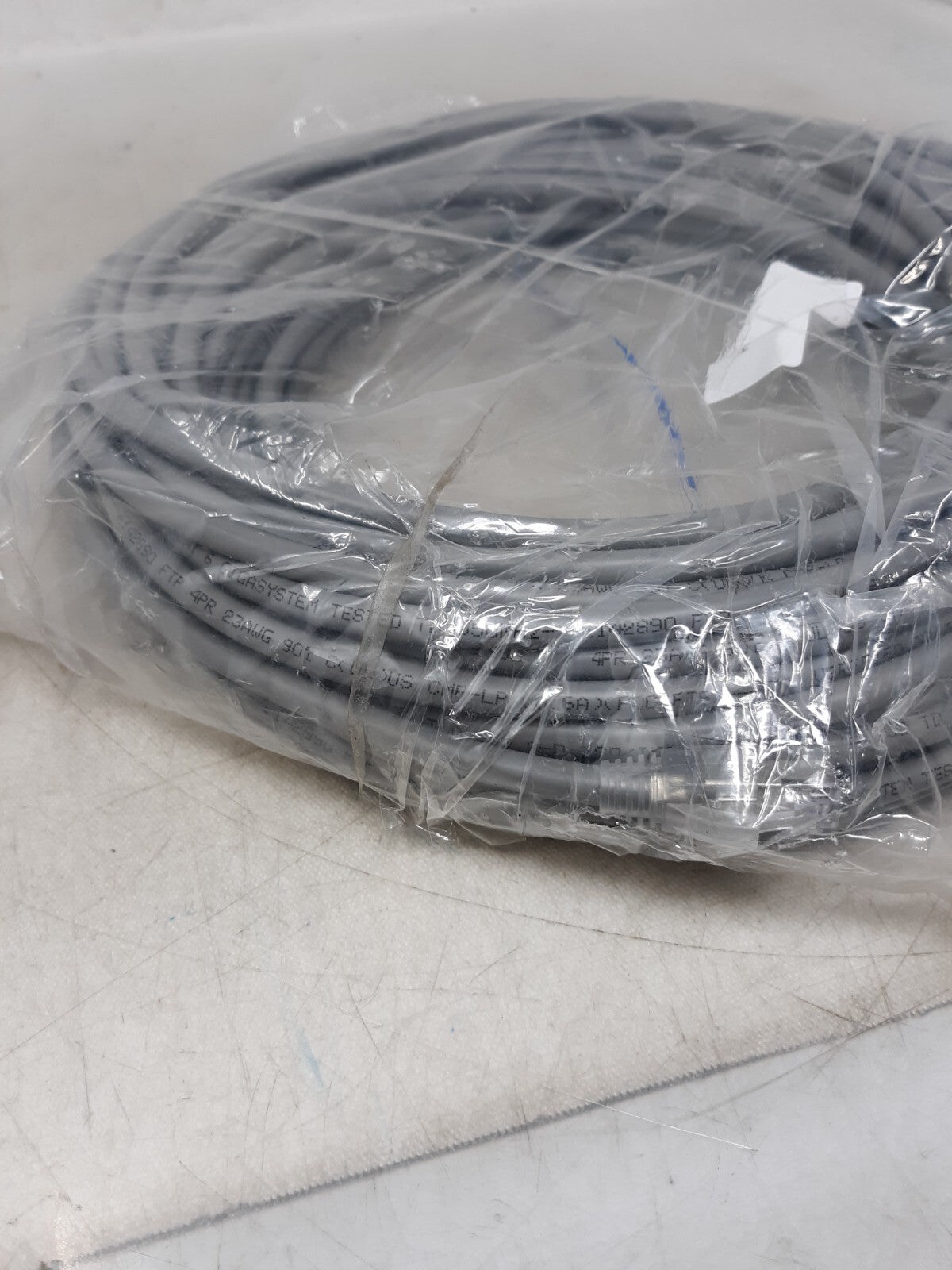CAT5 Ethernet Patch Cable RJ-45 LAN Internet Cord Gray 75FT