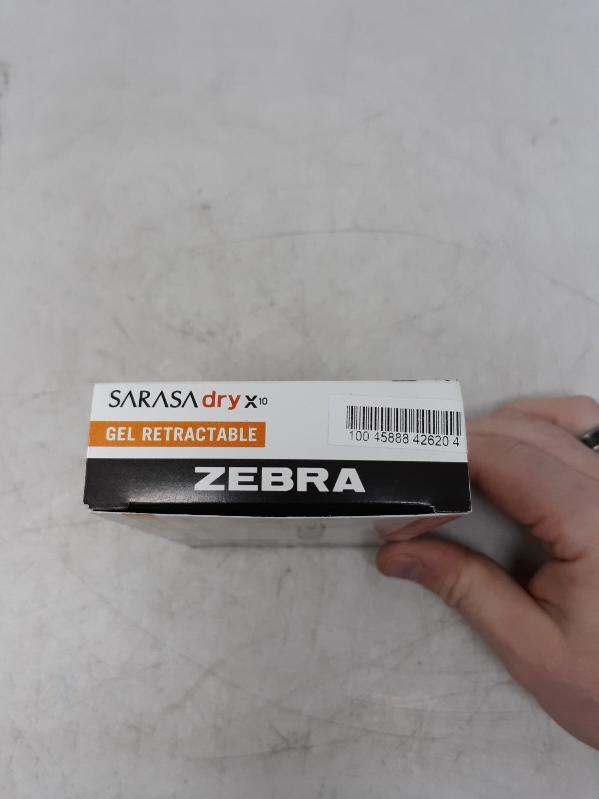 Box of 12 Zebra Sarasa Dry X10 Retractable Gel Pen, Medium Point, 0.7mm
