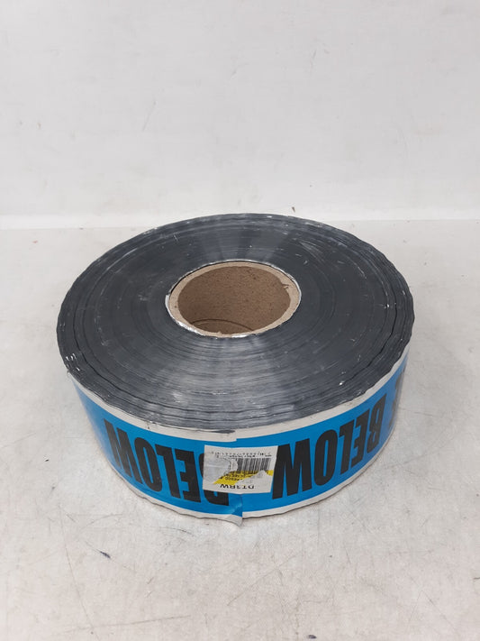 Underground Detectable Tape 3 in. x 1000 ft. Caution Buried Water Line Below