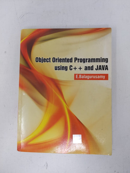 Object Oriented Programming Using C++ and JAVA Paperback