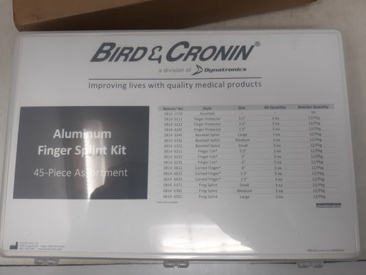 Bird & Cronin Aluminum Finger Splint Kit