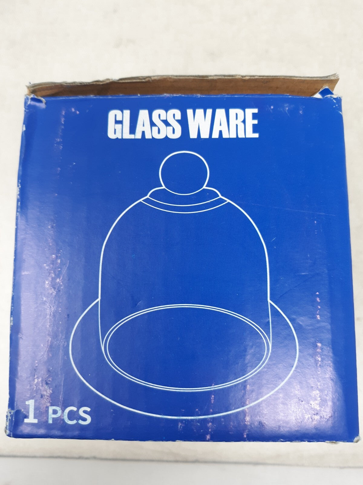 Mini Cake Stand With Glass Dome Transparent Cake Display Dome With Tray 4" T