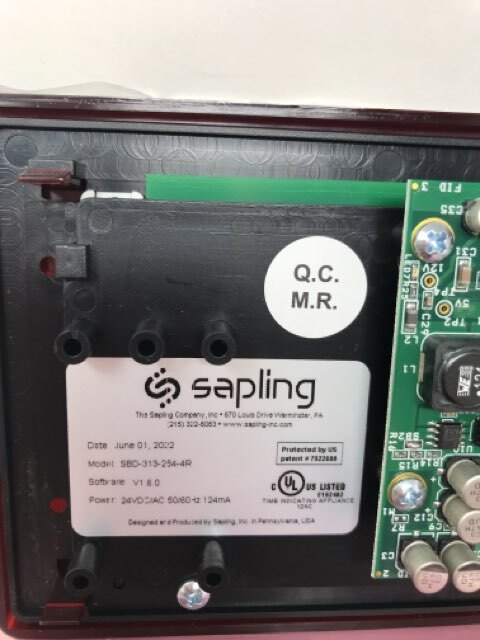 Sapling 1000 Series Digital Secondary Clocks SBD-103-254-4