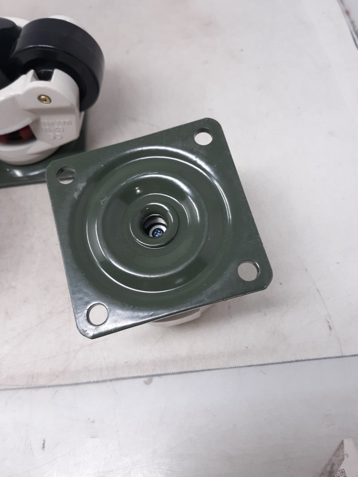 Lot of 4 CD-80F/S Level Adjustment Industrial Casters Load Bearing 500kg