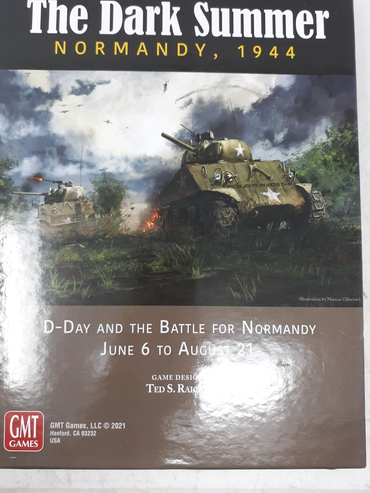 GMT Games The Dark Summer Normandy 1944 Board Game WWII Strategy
