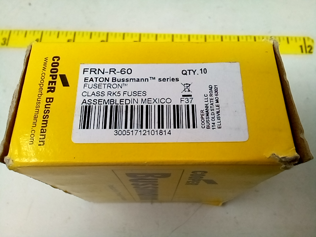Cooper Bussmann Fusetron Class RK5 Fuses