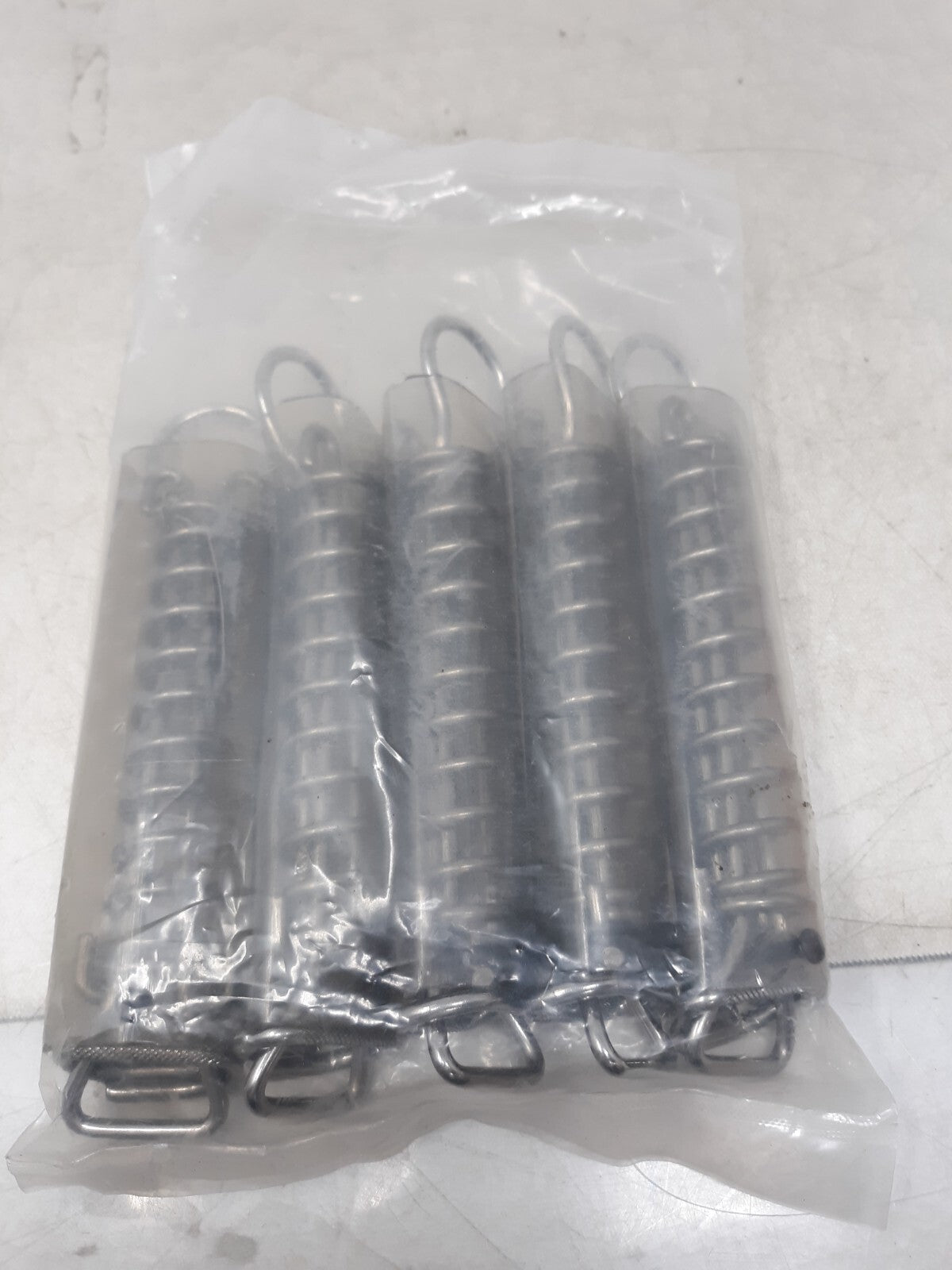 5 Pack - 8" Long Swimming Pool Safety Cover Stainless Steel Spring Replacements