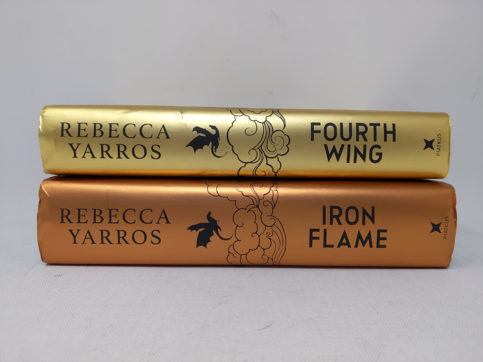 Fourth Wing & Iron Flame by Rebecca Yarros - Waterstones Exclusive 1st/1st