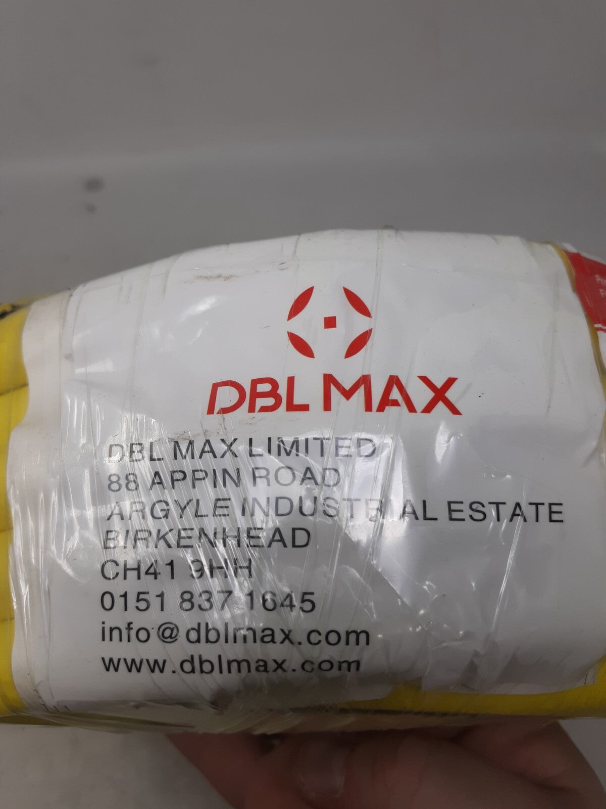 DBL Max 15m PVC Garden Hose Reinforced Heavy-Duty Watering Pipe - Yellow