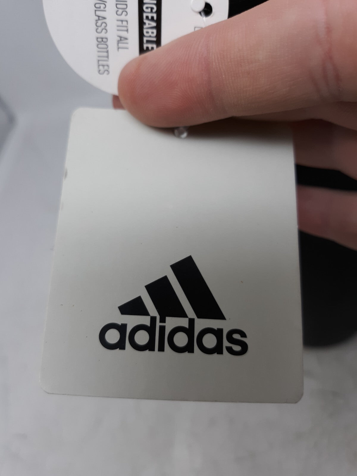 Adidas 600ml Stainless Steel Water Bottle - Black Onix Grey