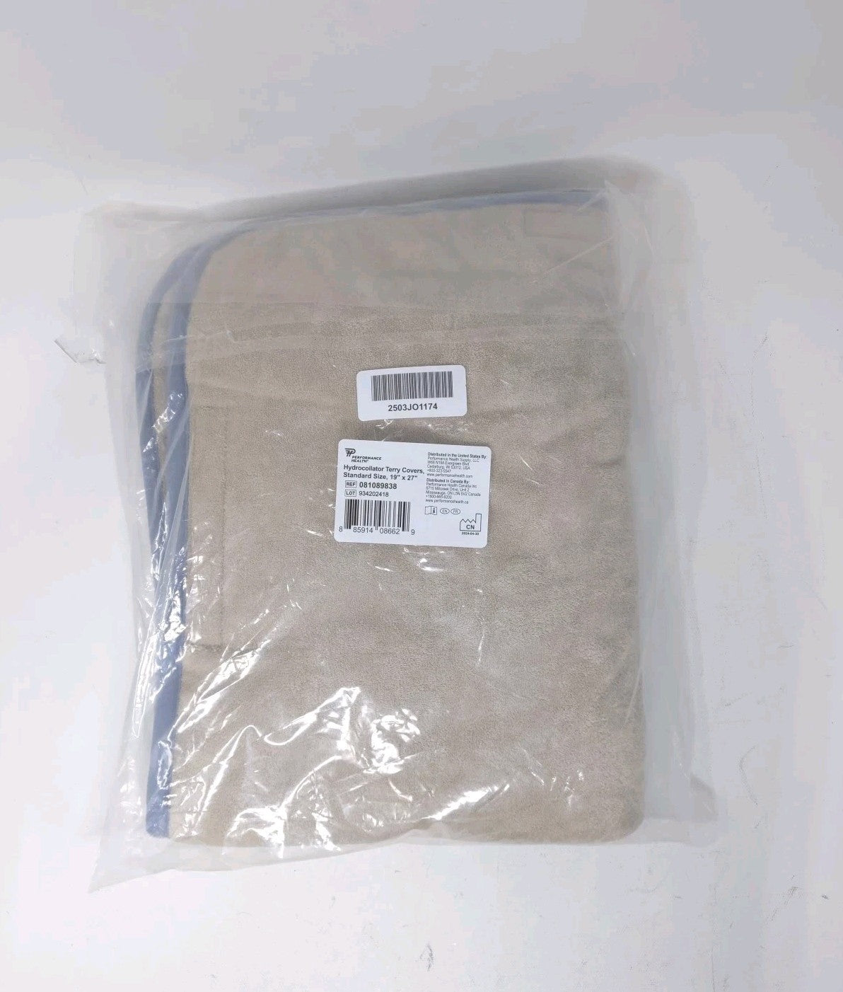 Performance Health Hydrocollator Terry Covers Standard Size 19"x27"
