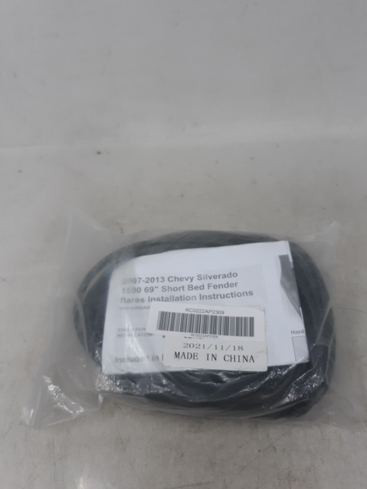 Fender Flares Pocket Style Textured Fit For 07-13 Chevy Silverado 1500 69 "