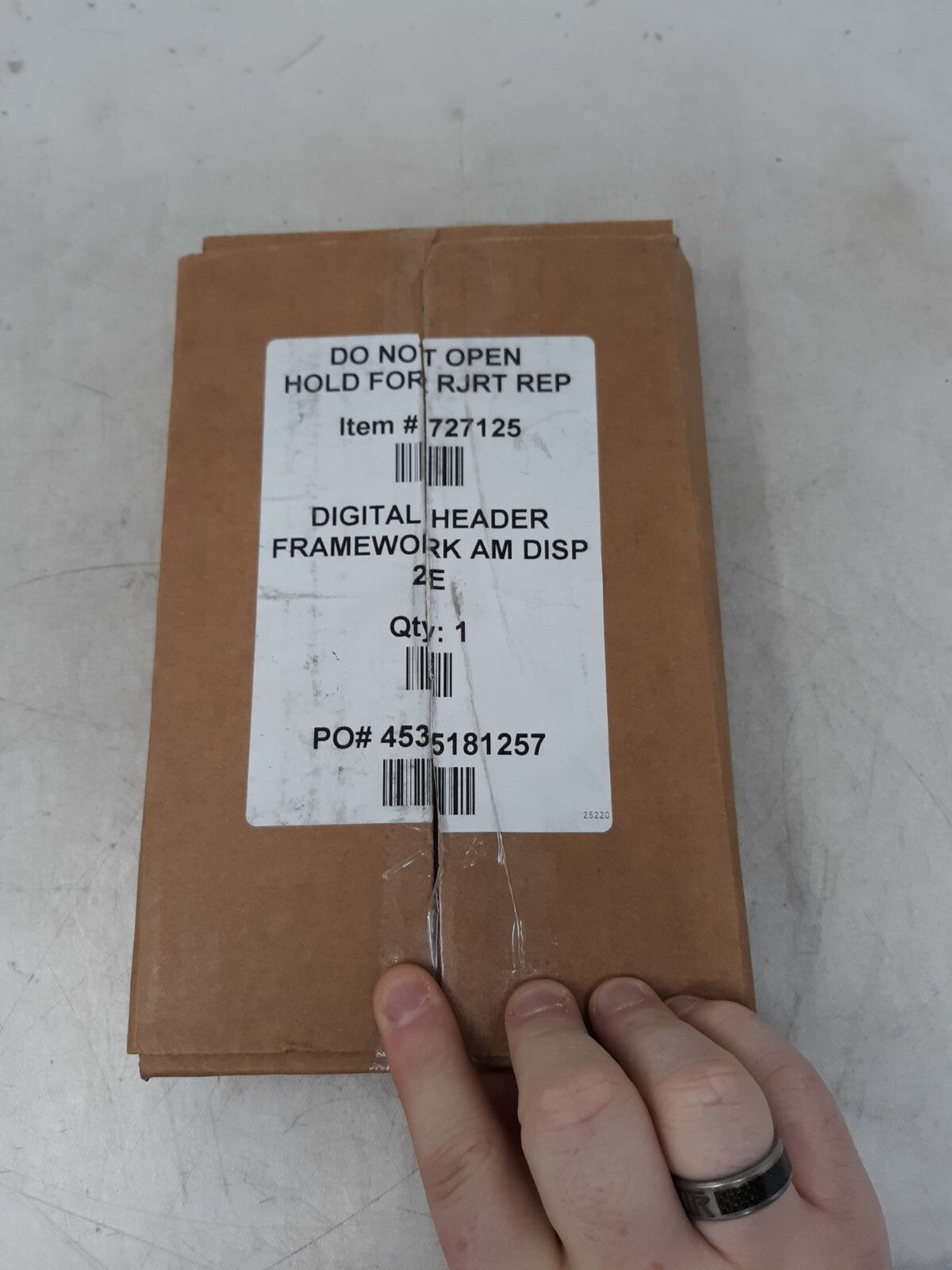 Digital Header Framework CFM Assembly Hardware Black (2A) 726917