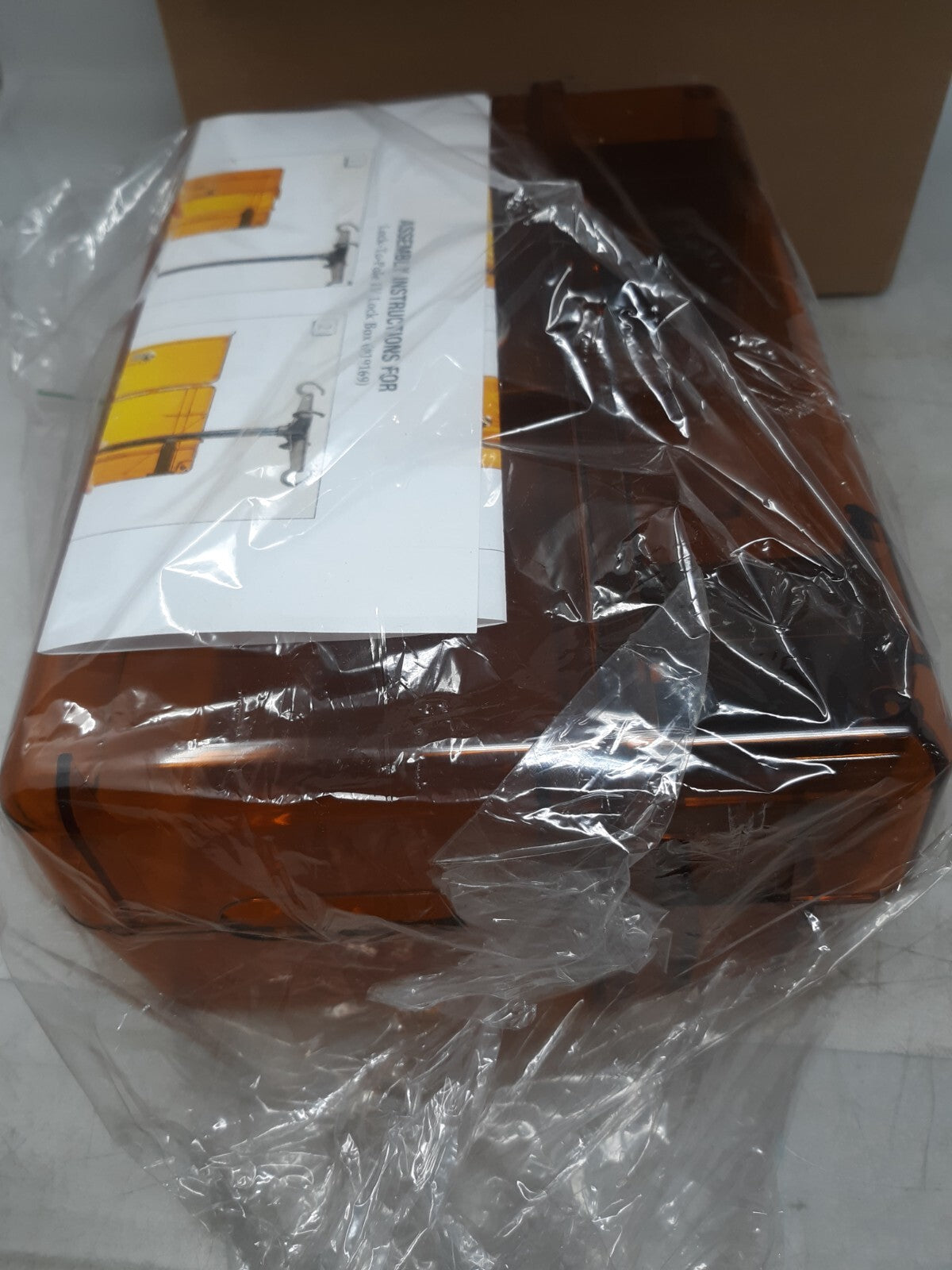 Health Care Logistics Amber IV Lock-to-Pole Box with Key Lock 19169