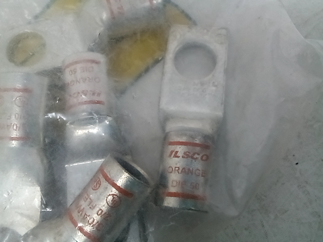 ILSCO CSWS-3/0-12 Compression Lug, Short Barrel 1/2" 3/0 AWG QTY:5