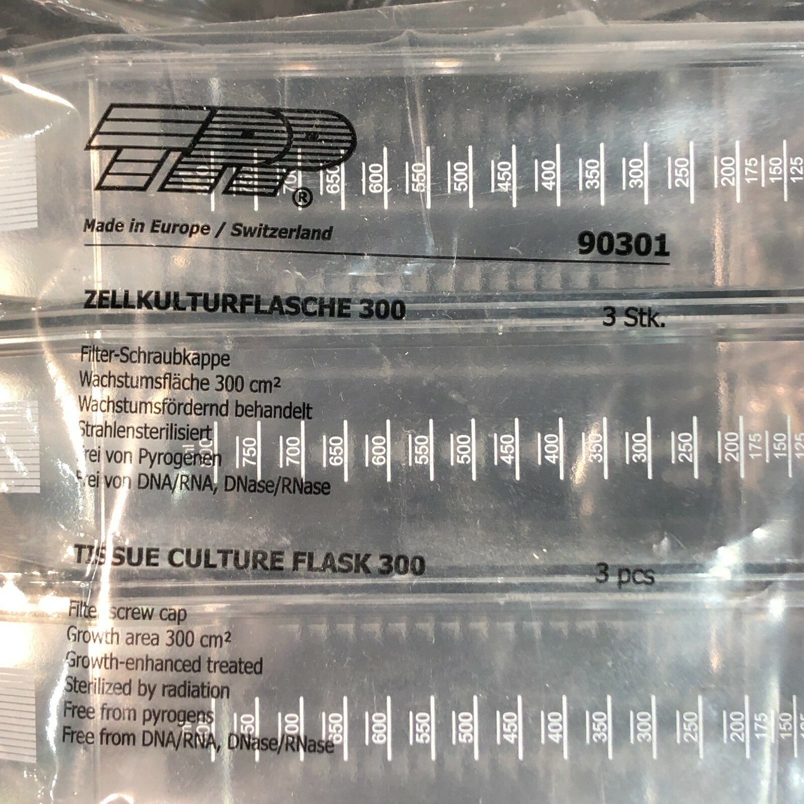 TPP 90301 Tissue Culture Flask 300- 3ct