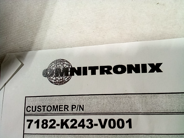 Omnitronix cable - Yellow, 50 ft. Pre-terminated CAT5E 7182-K243-V001