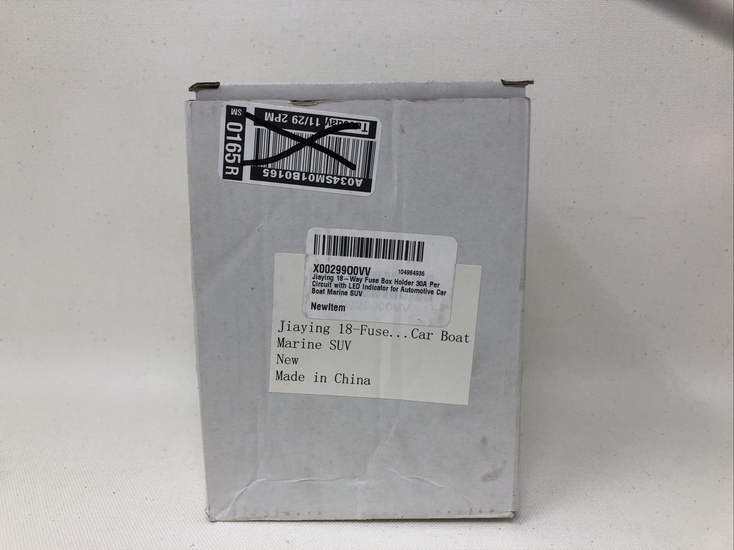 Jiaying 18-Way Fuse Box Holder 30A Per Circuit with LED Indicator Car Boat SUV