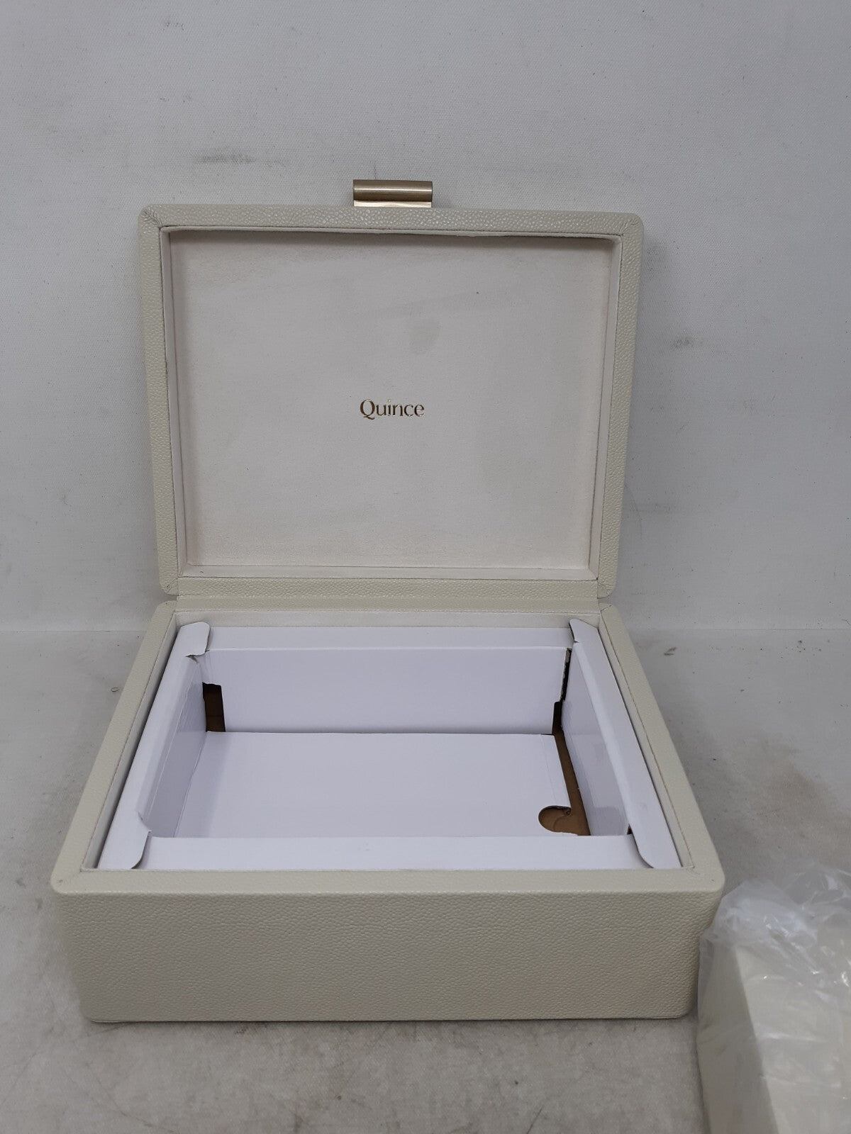Quince Shagreen Leather Decorative Storage Boxes Set Of 2