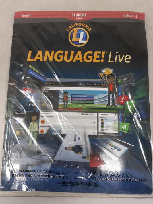 California LL Language Live Level 1 Student Book Units 1-12
