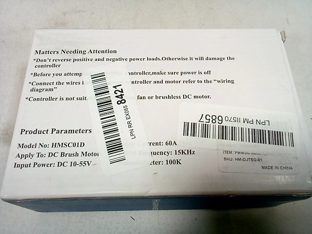 Harmnee  PWM DC Motor Speed Controller Model HMSC01D