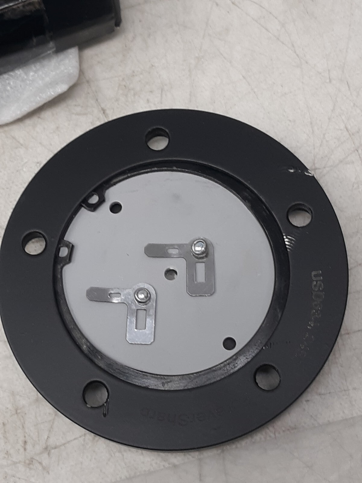 Forever Sharp 38-1127 Chevy Black Bullet Horn Button w/ Hardware – 5 Hole