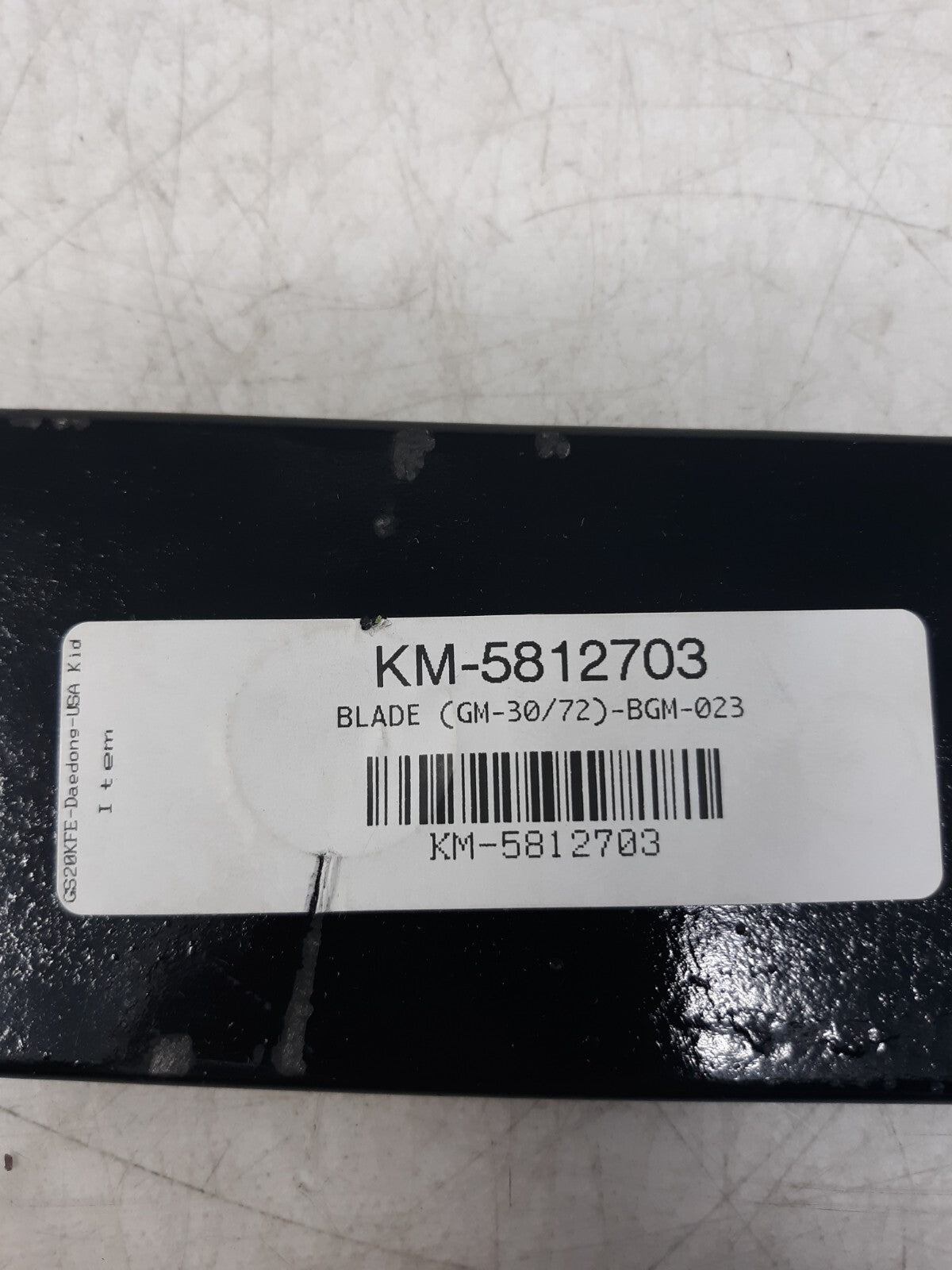 Kioti KM-5812703 Mower Blade GM-30/72 BGM-023 OEM Replacement