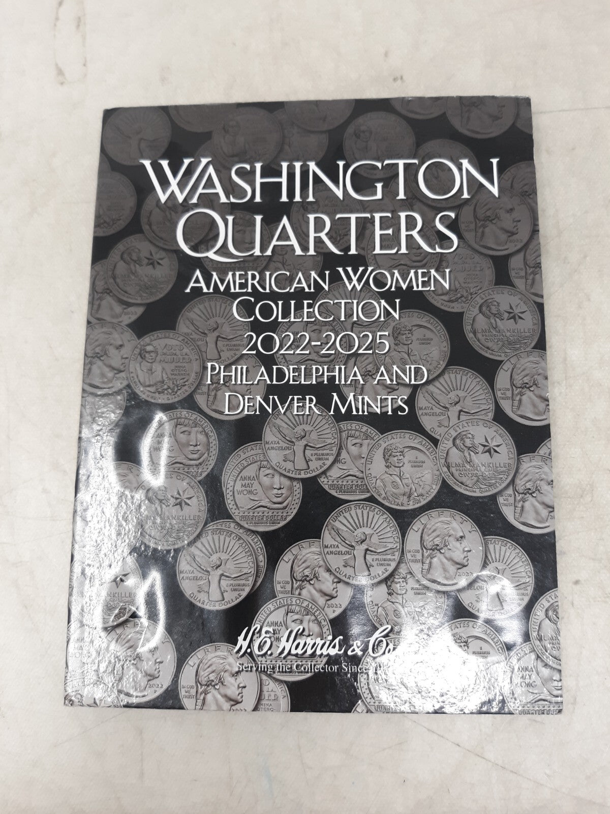 He Harris American Women Quarters Coin P & D Folder 2022-2025 Album Book