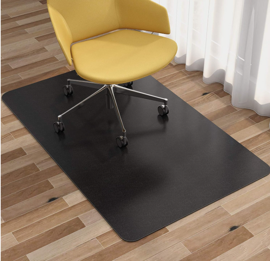 AMERIERGO Office Chair Mat for Hardwood Floor Not Carpet 47.2 x 35.4 in. AECM02