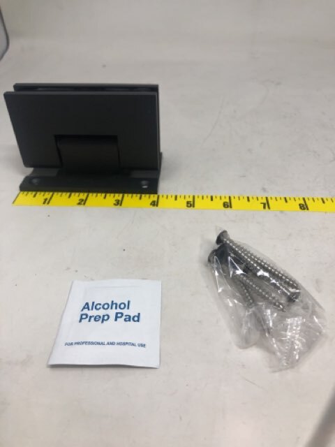 Portals Taiga Heavy Duty 90 ﾟWall-Glass Hinge - Matte Black