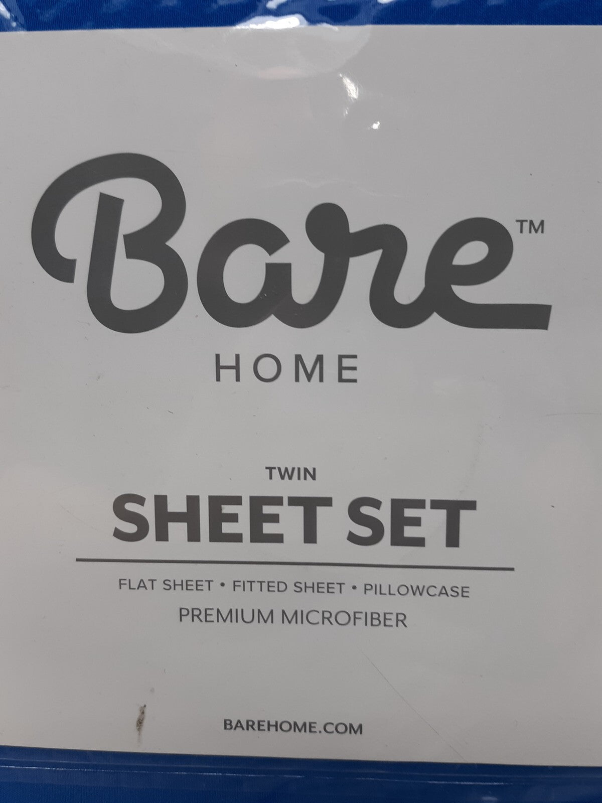 Bare Home Ultra soft 4 Pc sheet set (2 pillowcases), Standard /Q  Coronet blue