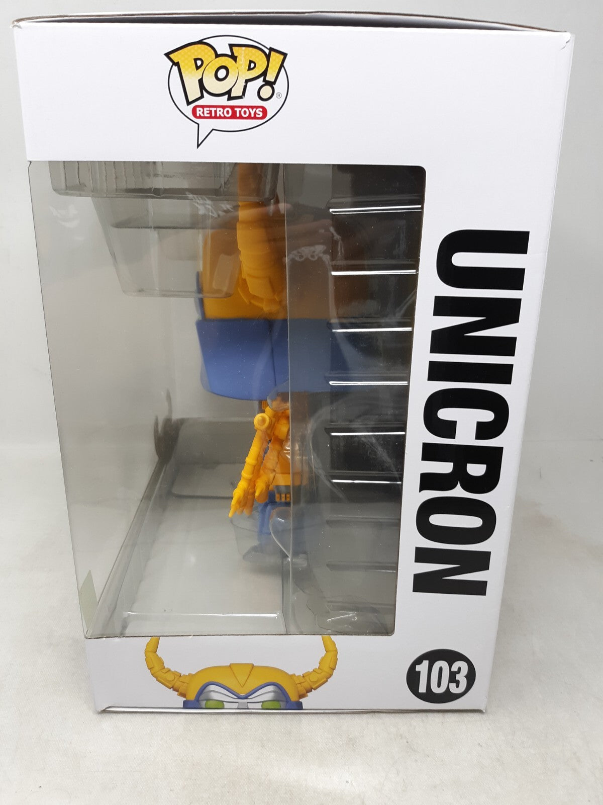Funko Pop Retro Toys Unicron TRANSFORMERS NO. 103 SDCC 2022 LIMITED EDITION