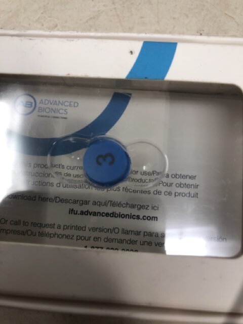 Advanced Bionics Slim HP 3D Aimant Magnet 3 - Blue - CI-7525-003