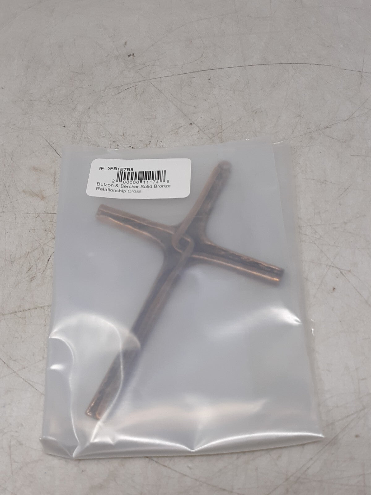 Butzon & Bercker Solid Bronze Relationship Cross