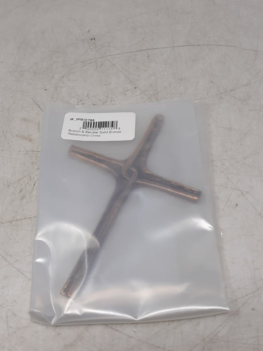 Butzon & Bercker Solid Bronze Relationship Cross