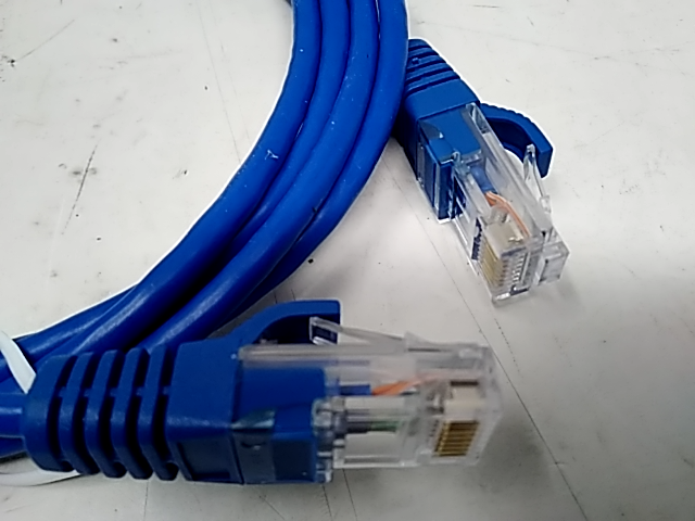 01080 7 Ft. Cat6 Snagless Unshielded UTP Slim Ethernet Network Patch Cable, Blue