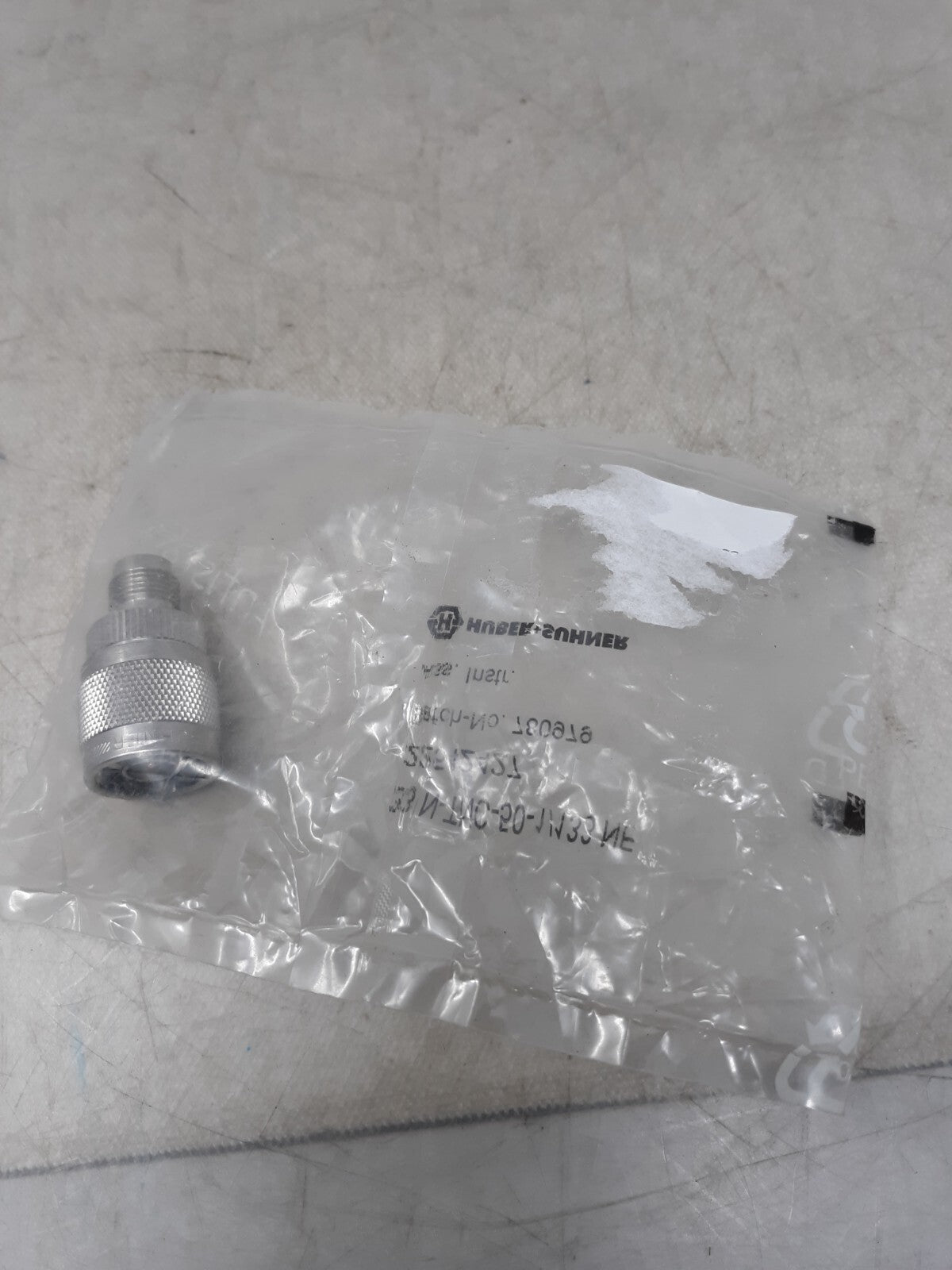 Huber + Suhner 33_QN-N-50-1/133_NE RF Adapter Between Series QN plug to N jack