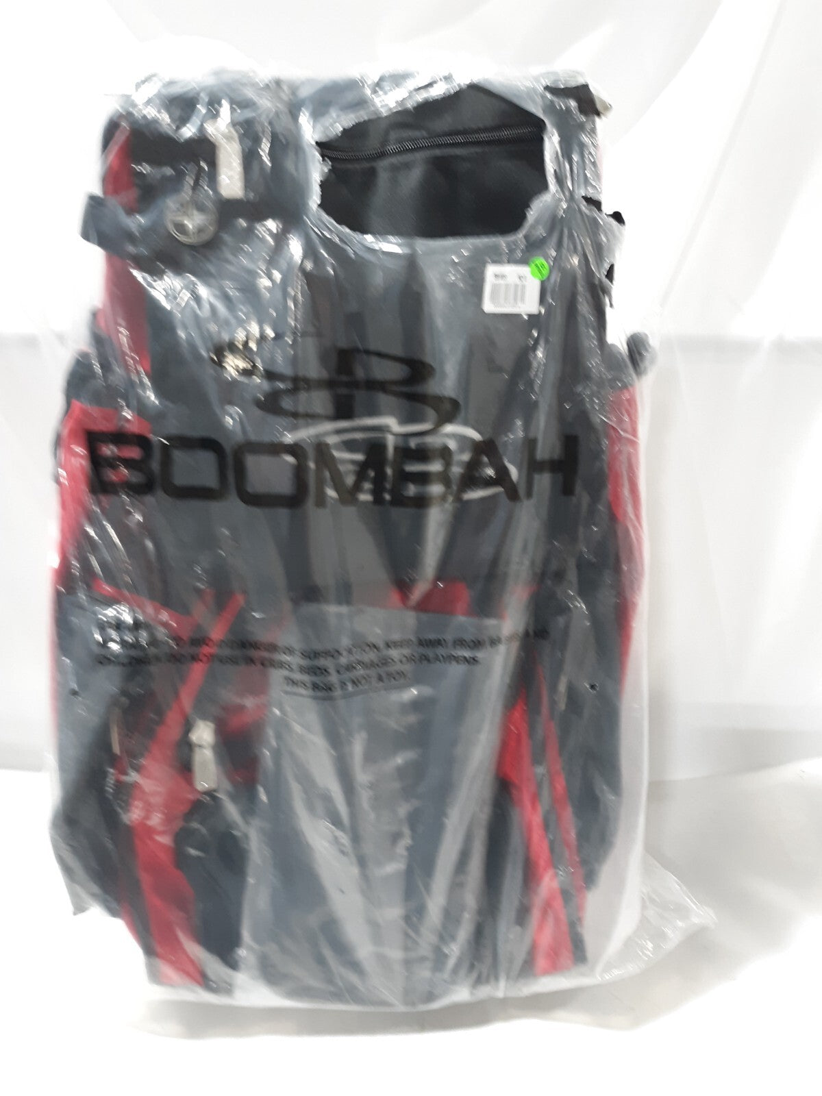 Boombah Rolling Wheeled Handle Superpack Baseball/Softball Bat Bag 2.0 Black/Red
