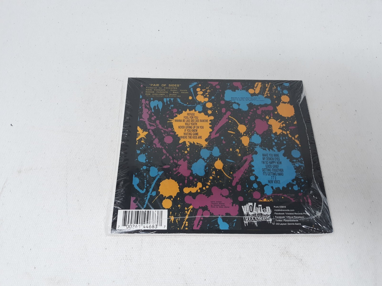 Pair Of Sides by Parasites (CD, 2016)