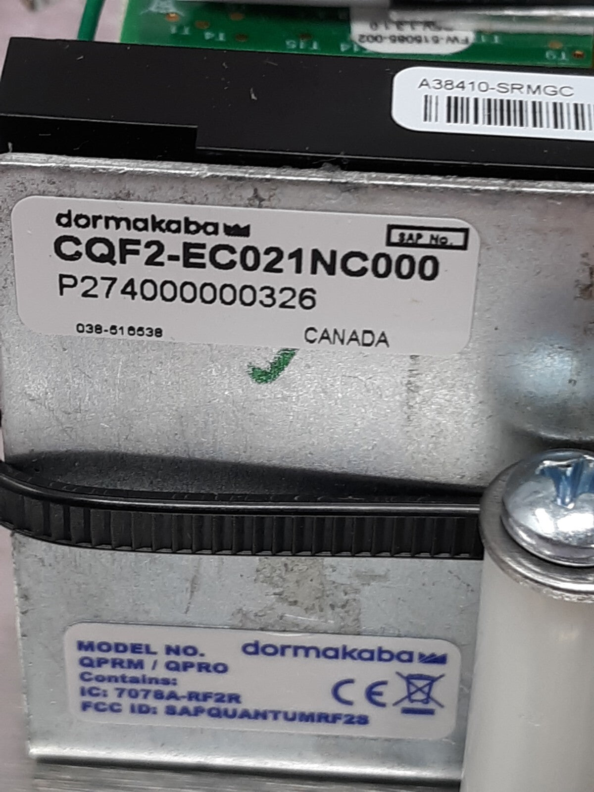 Dormakaba Quantum QPRM/QPRO - CQF2-EC021NC000SC/SC