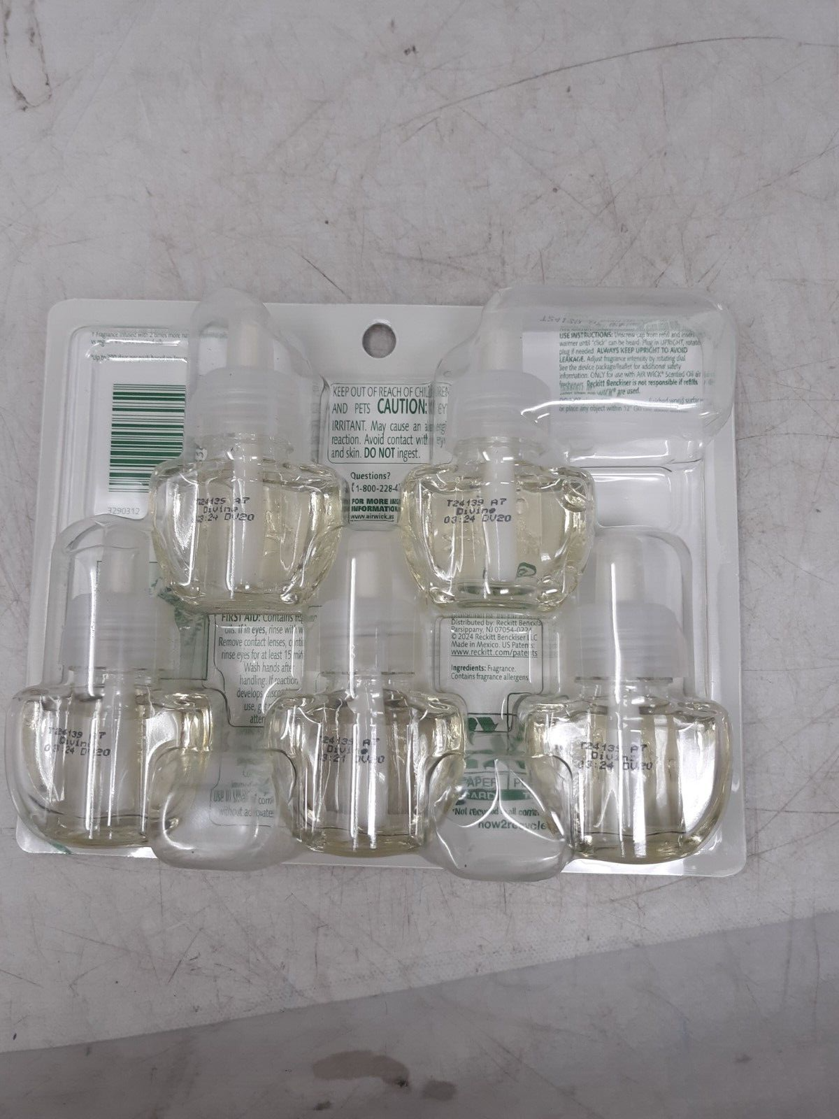 Air Wick Vibrant Essential Oil Refills 5-Pack Warm Apple & Cinnamon Limited Edit