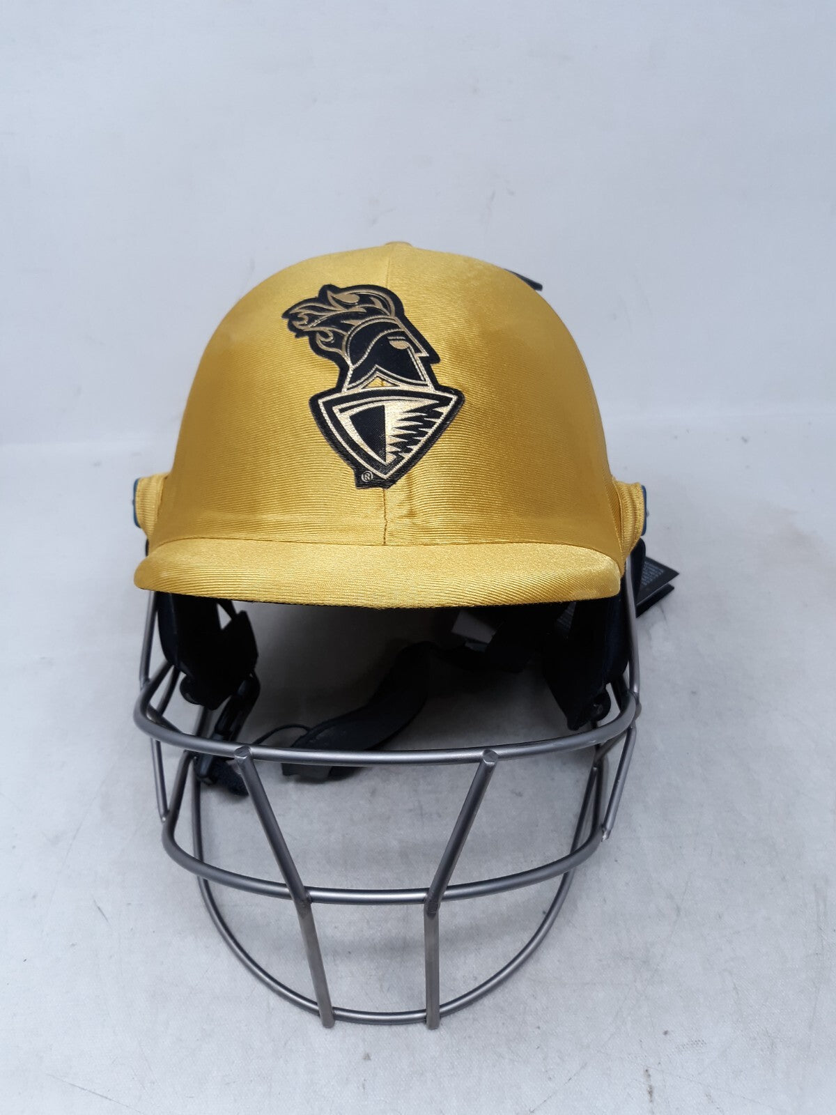 Shrey Cricket-Helmets Classic Steel Helmet Gold with Knight Emblem