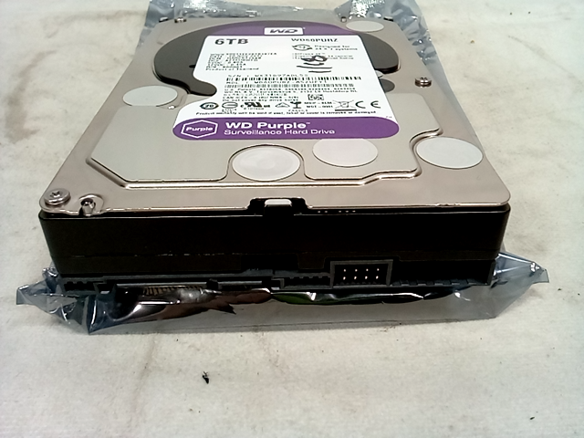 Western Digital WD Purple surveillance hard drive WD60PURZ 6TB