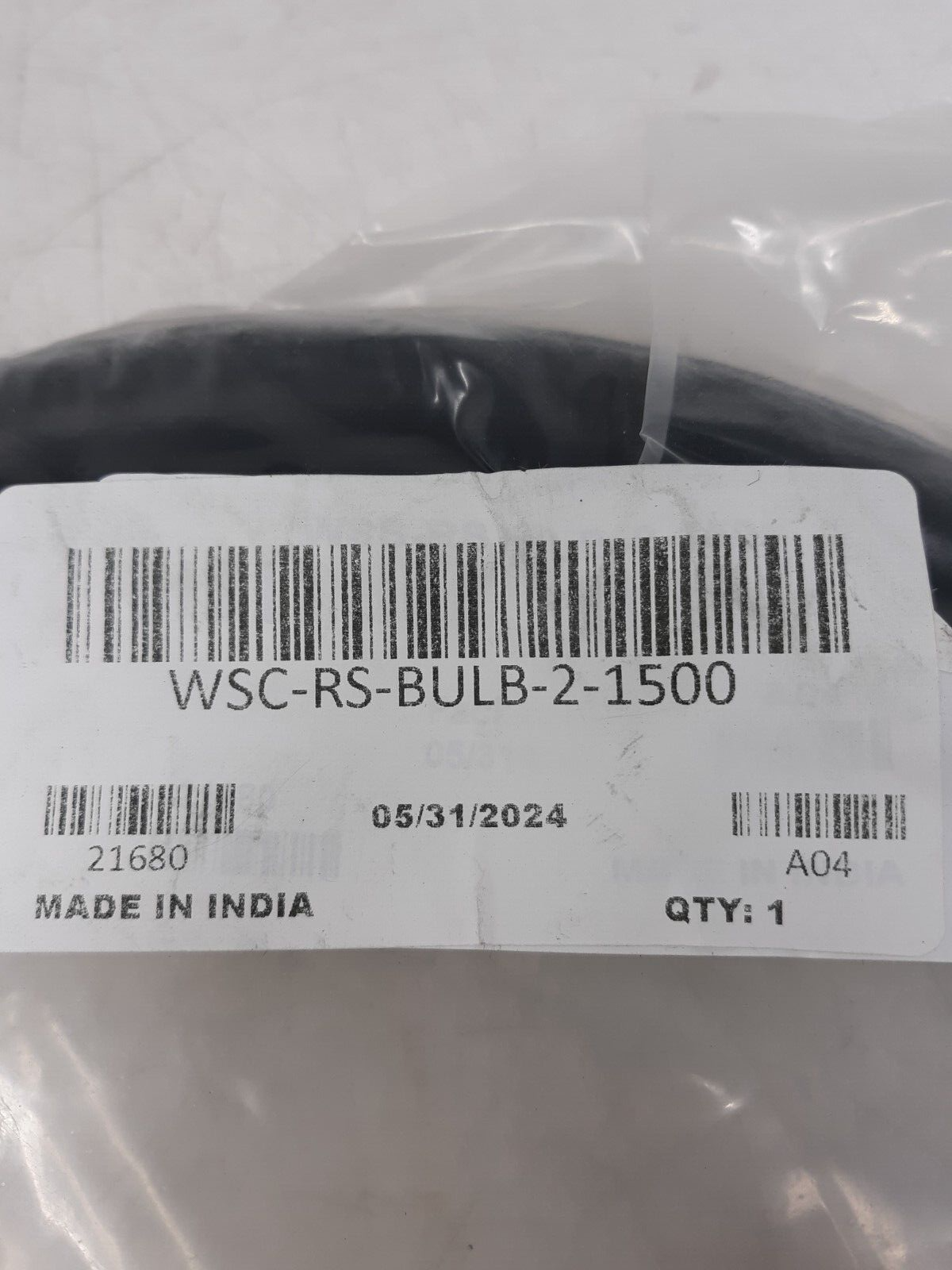 Trim Bulb Seal WSC-RS-BULB-2-1500