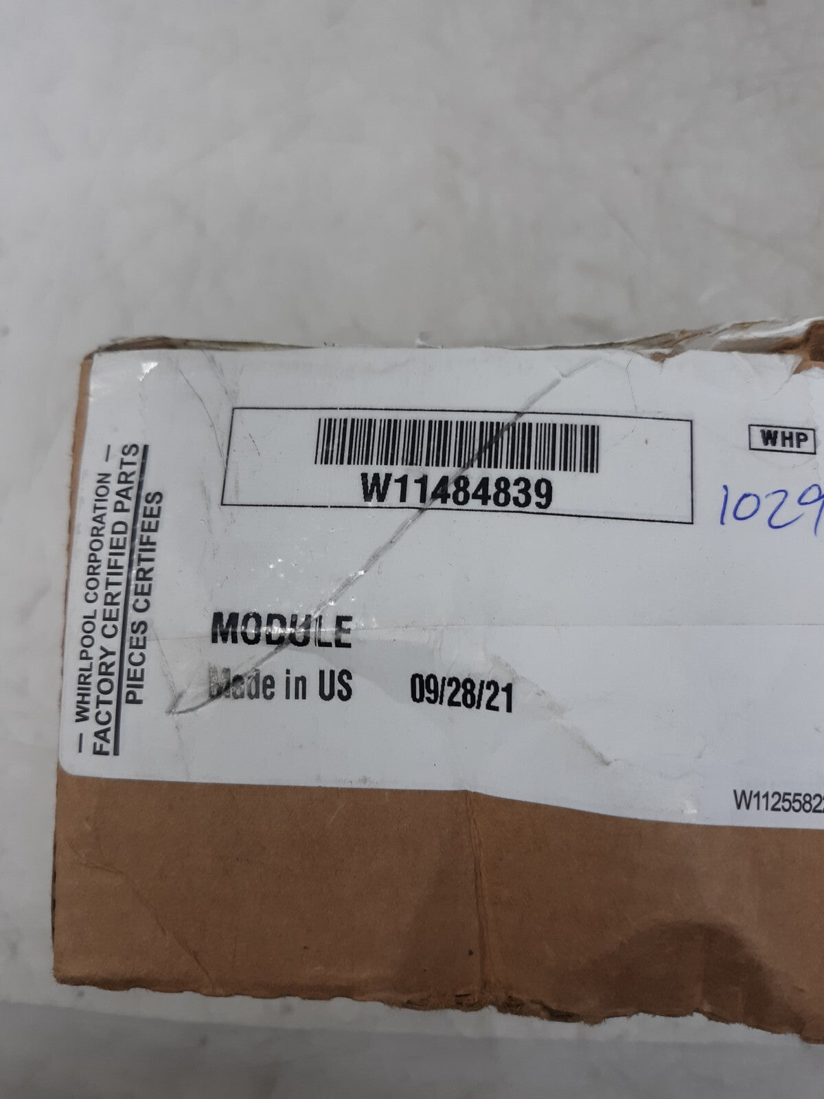 Whirlpool W11484839 Refrigerator LED Light Module 1W 350mA OEM (Set of 2)