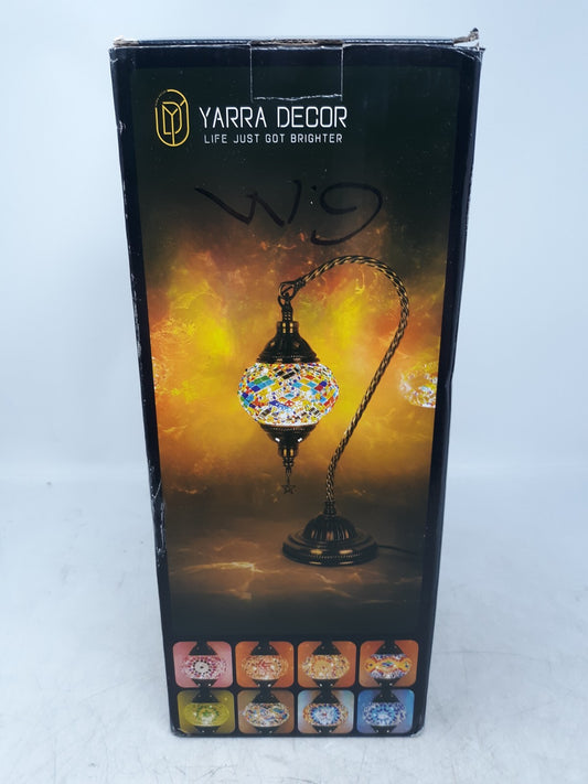 Yarra Decor Mosaic Table Lamp Turkish Boho LED Light – 3 Color Options