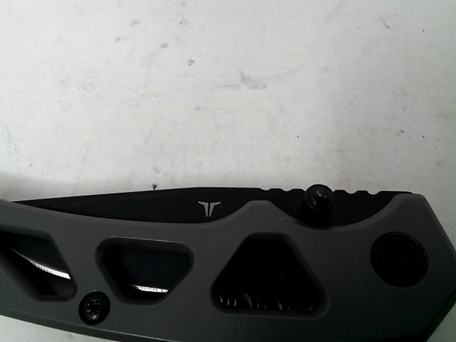 True Black/Gray 8CR13MOV Stainless Steel 8 in. EDC Folding Knife TRU-FMK-0004